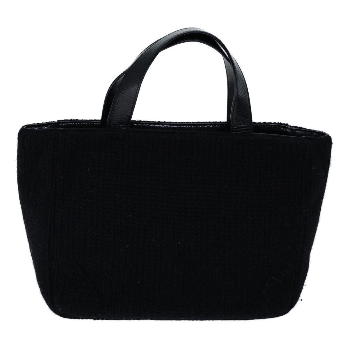 Luxury PradaHand Bag Wool Black bs13809