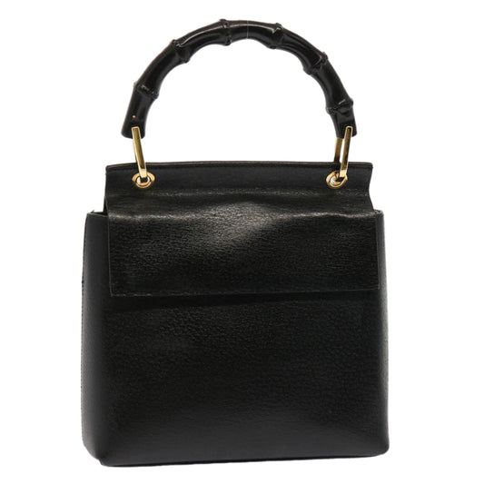 Luxury Gucci Trending 2025 Bamboo Hand Bag Leather Black 001 1014 1888 0  bs13845
