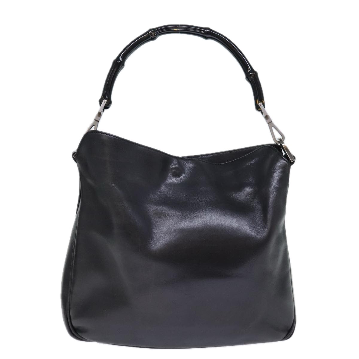 Luxury Gucci Trending 2025 Bamboo Hand Bag Leather Black 001 1638 200047  bs13847