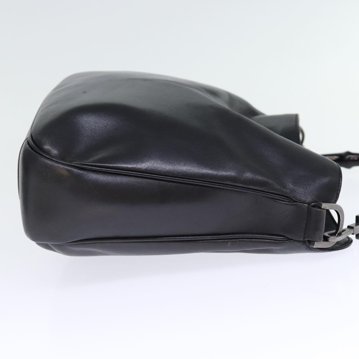 Luxury Gucci Trending 2025 Bamboo Hand Bag Leather Black 001 1638 200047  bs13847