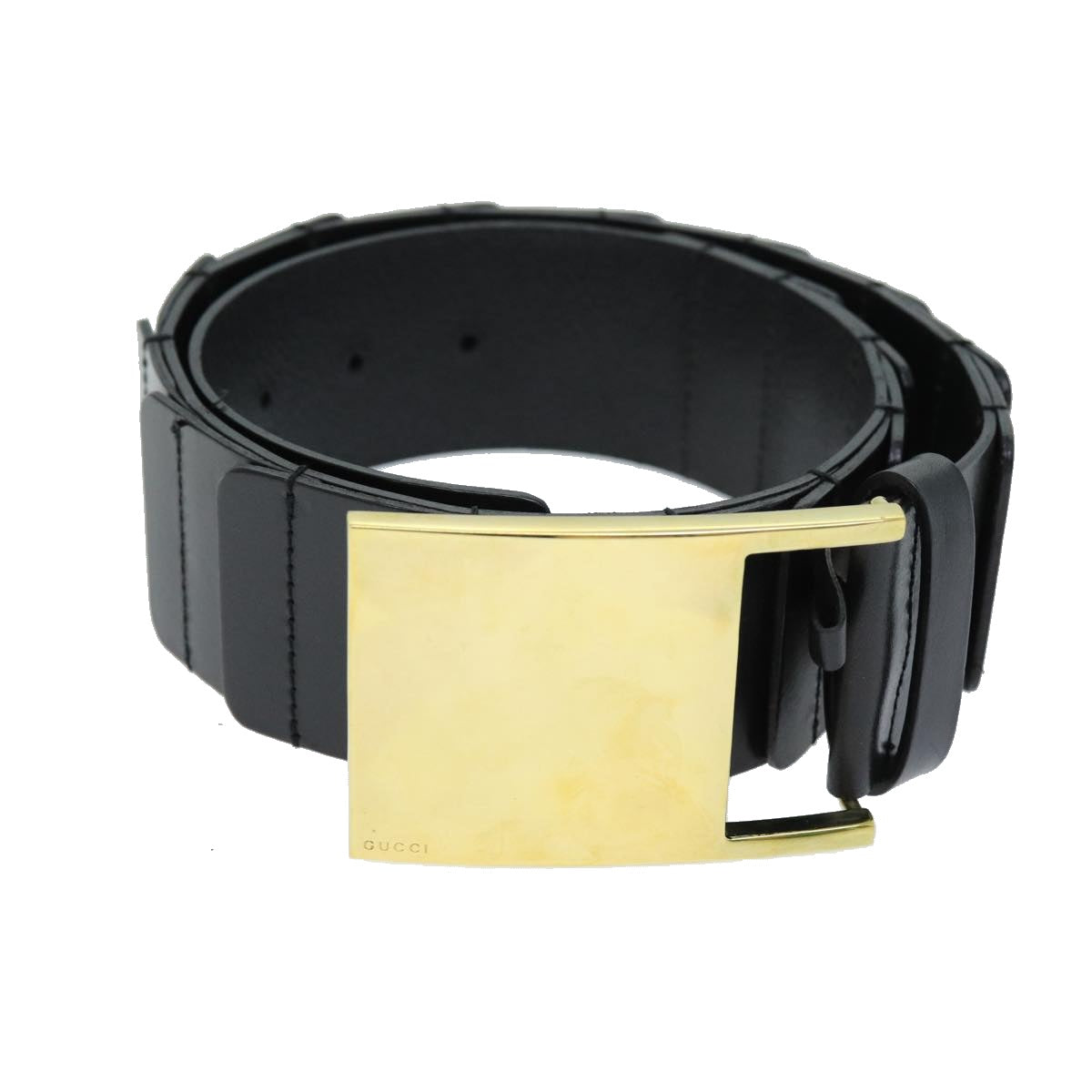Luxury Gucci Trending 2025 Belt Leather 26.8""-28.7"" Black  bs13972