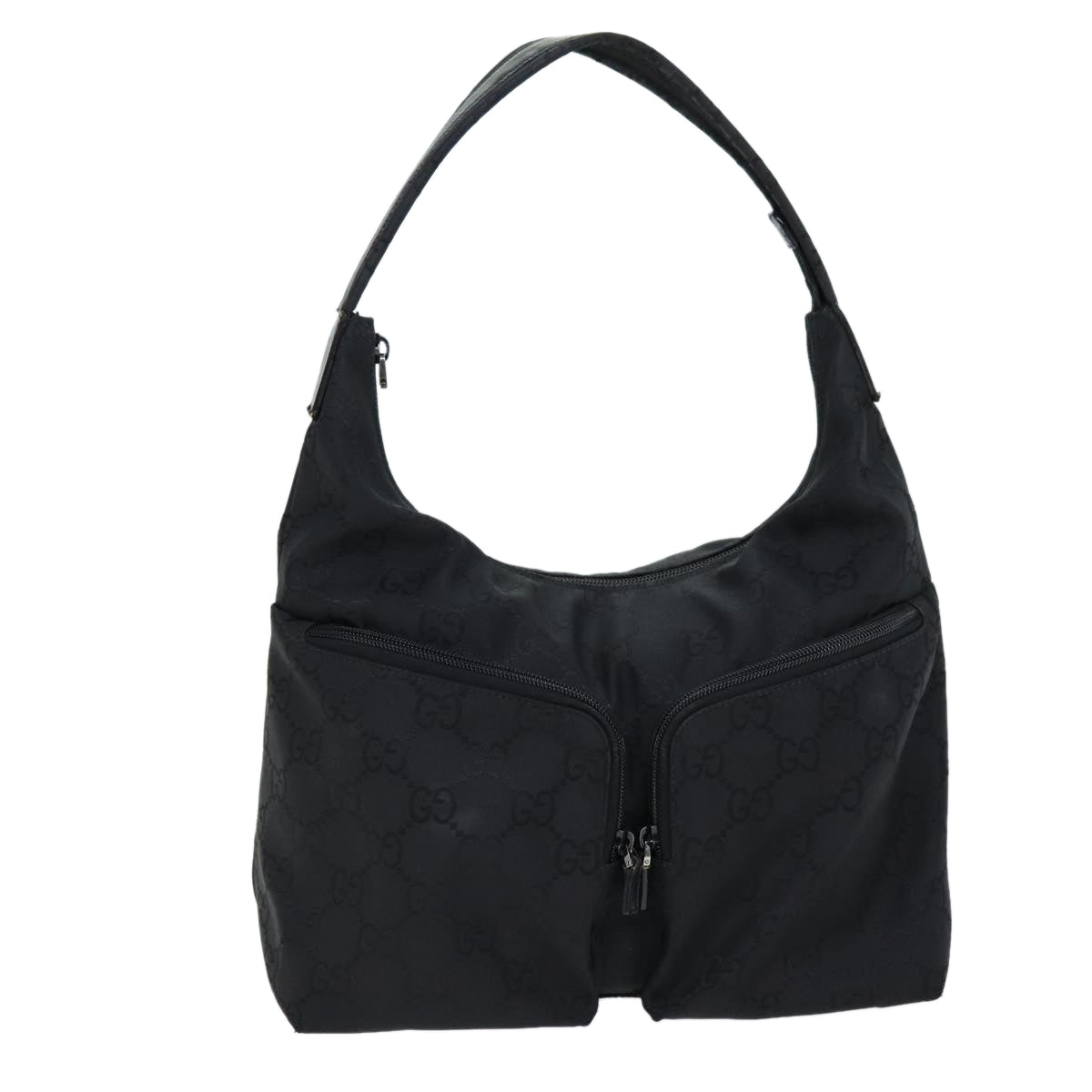Luxury Gucci Trending 2025 GG Canvas Shoulder Bag Black 001 3380  bs14042