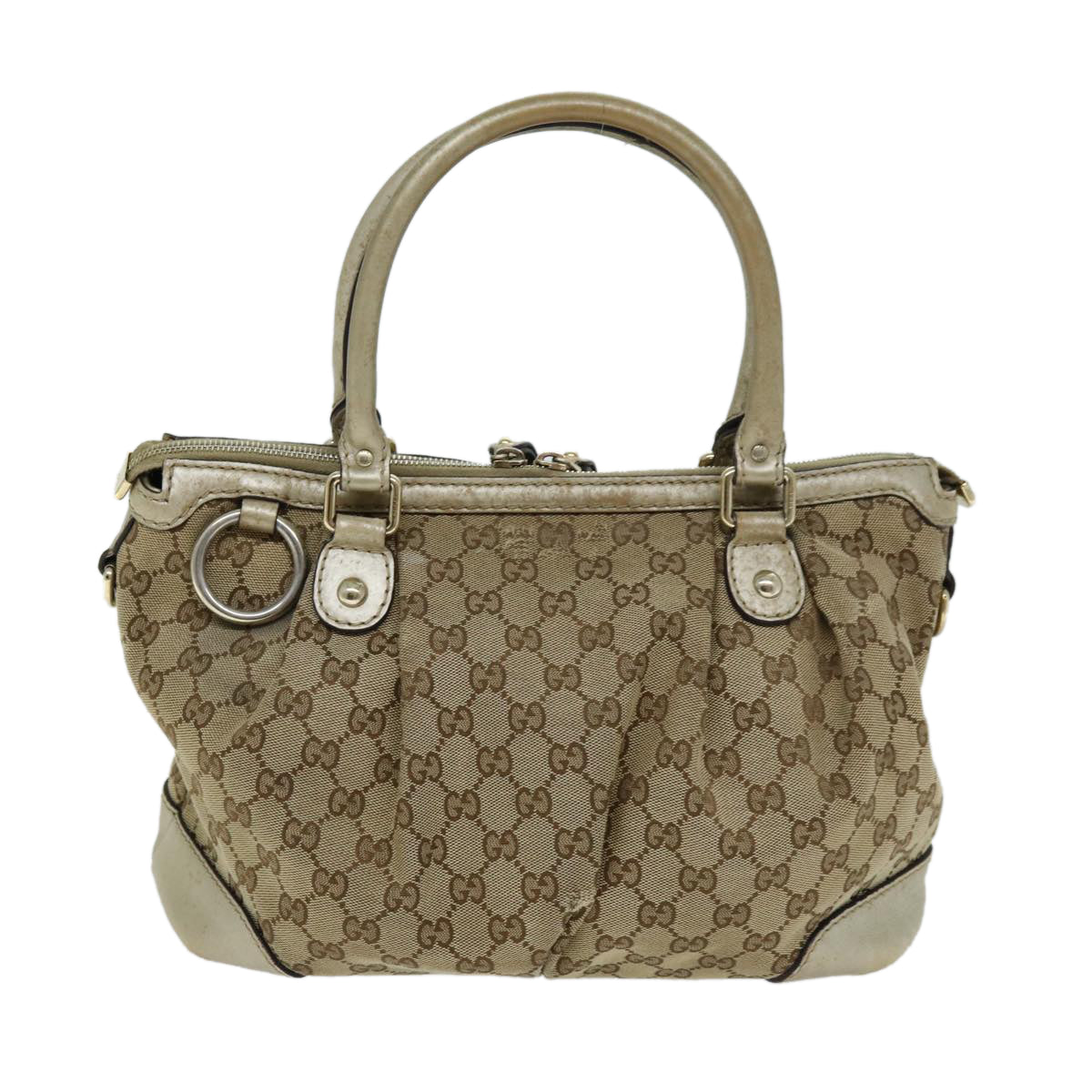 Luxury Gucci Trending 2025 GG Canvas Hand Bag 2way Beige 247902  bs14043
