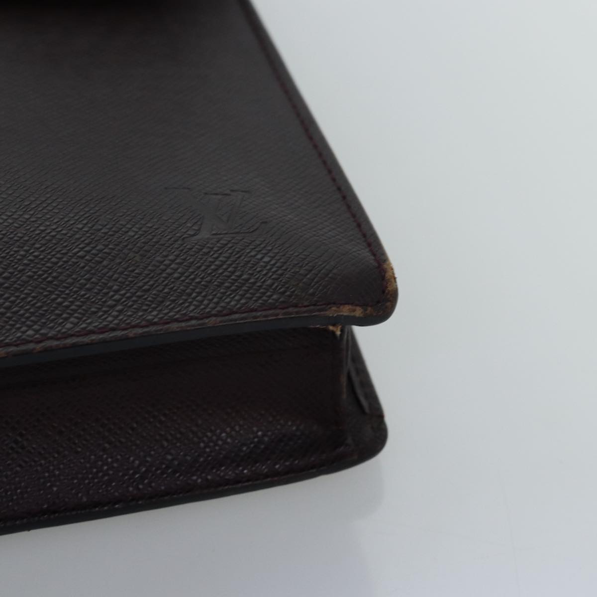 LOUIS VUITTON Taiga Serviette Kourad Business Bag Acajou M30076 LV bs14147