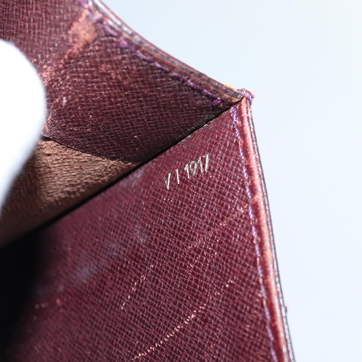 LOUIS VUITTON Taiga Serviette Kourad Business Bag Acajou M30076 LV bs14147