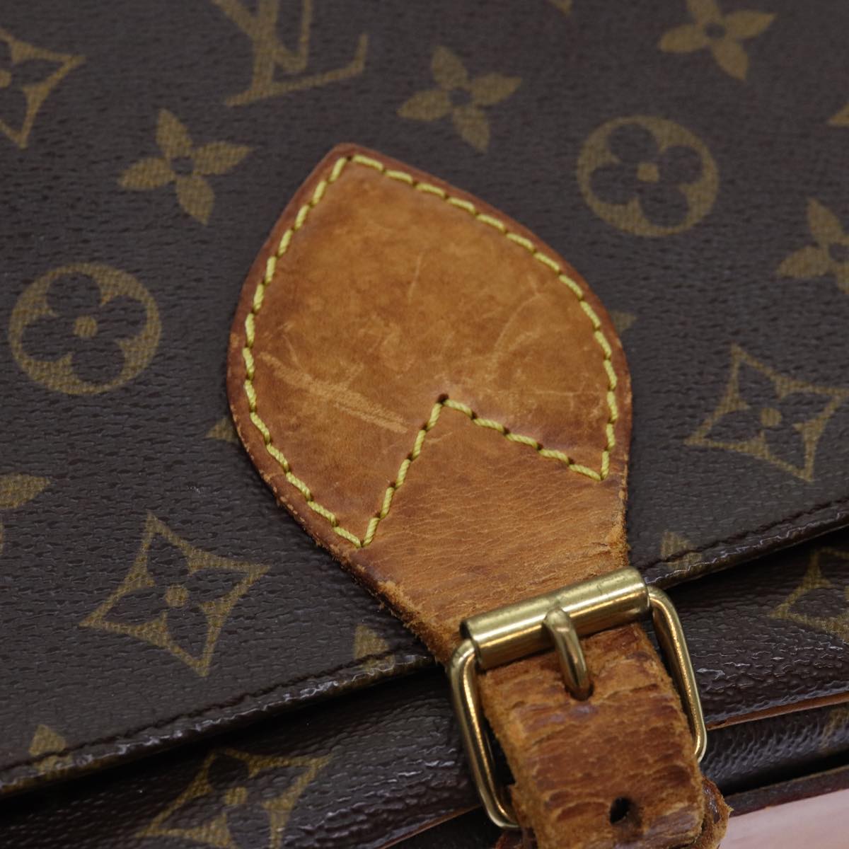 LOUIS VUITTON Monogram Cartouchiere GM Shoulder Bag M51252 LV bs14152