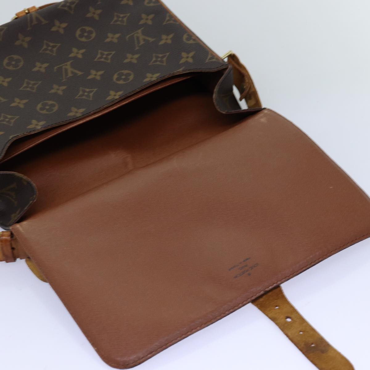 LOUIS VUITTON Monogram Cartouchiere GM Shoulder Bag M51252 LV bs14152