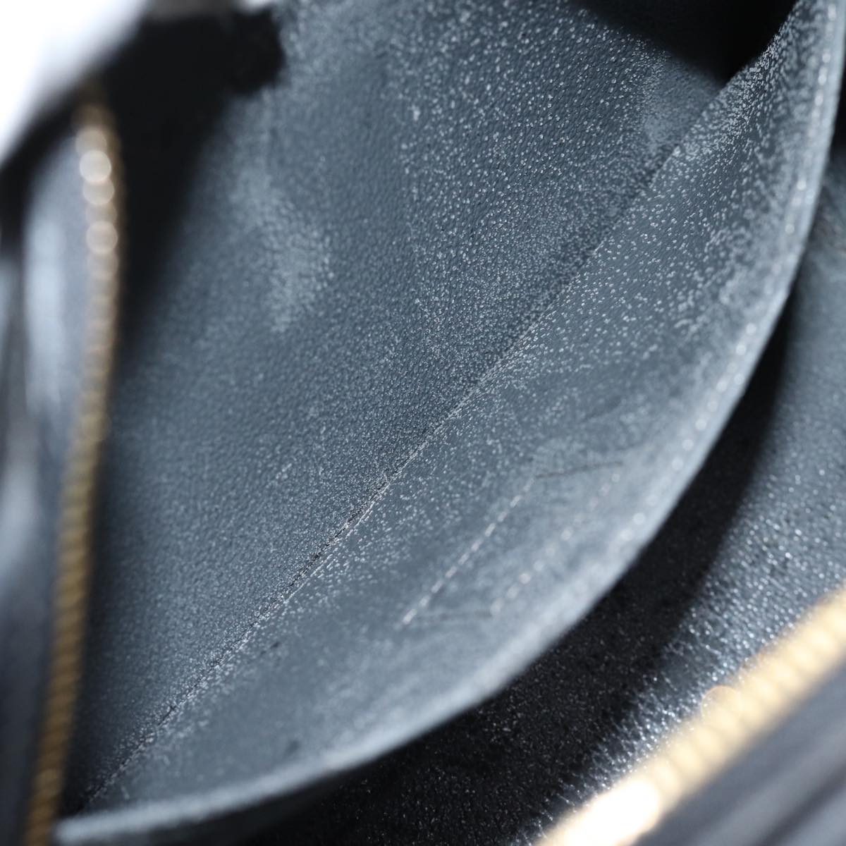 LOUIS VUITTON Epi Dauphine GM Cosmetic Pouch Black M48432 LV bs14224