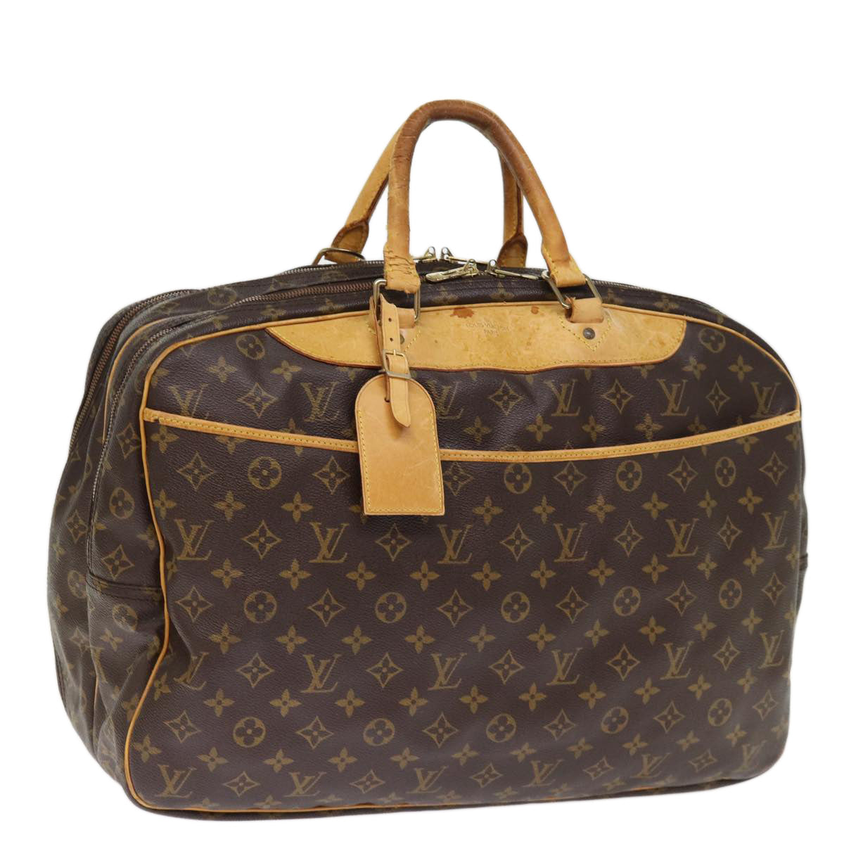 LOUIS VUITTON Monogram Alize 24H Boston Bag M41399 LV bs14229