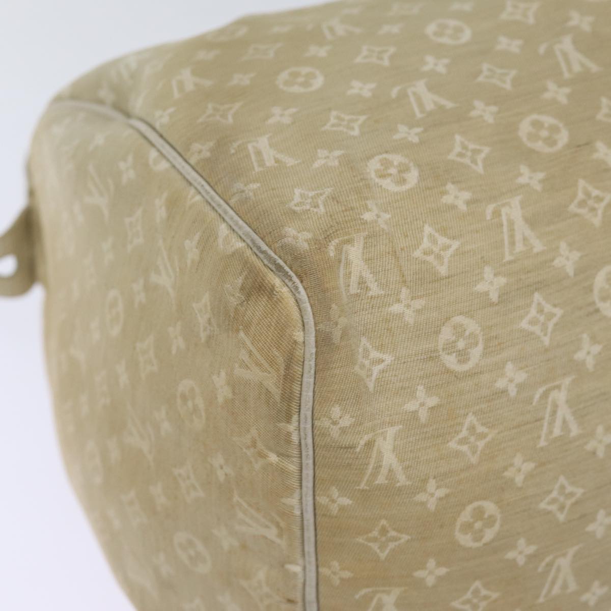 LOUIS VUITTON Monogram Mini Lin Speedy 30 Bag White Dunne M95319 LV bs14261