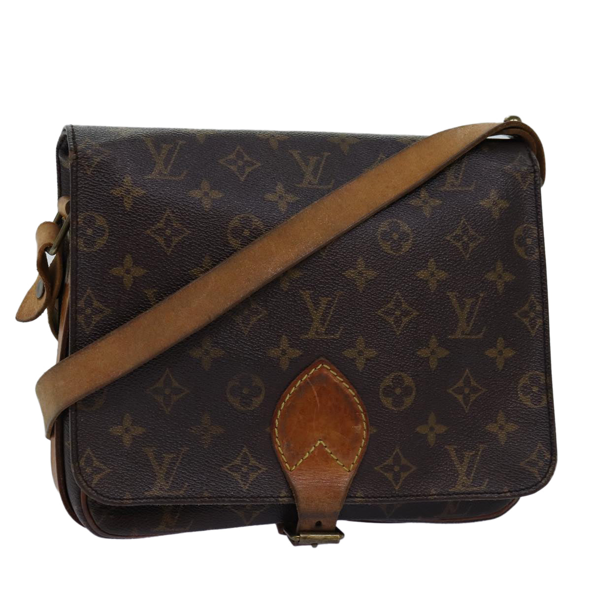 LOUIS VUITTON Monogram Cartouchiere GM Shoulder Bag M51252 LV bs14267