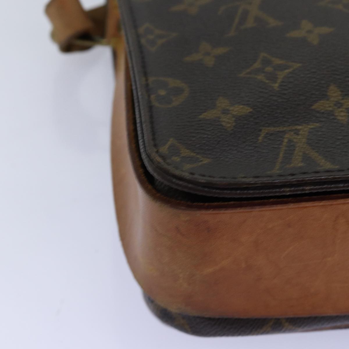 LOUIS VUITTON Monogram Cartouchiere GM Shoulder Bag M51252 LV bs14267