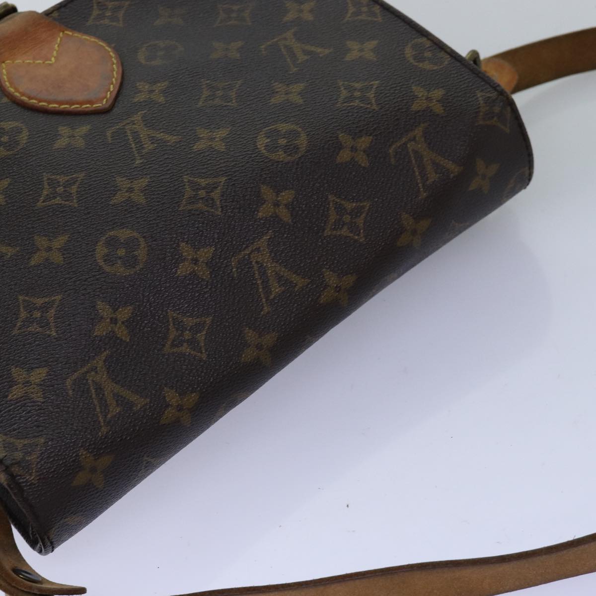 LOUIS VUITTON Monogram Cartouchiere GM Shoulder Bag M51252 LV bs14267