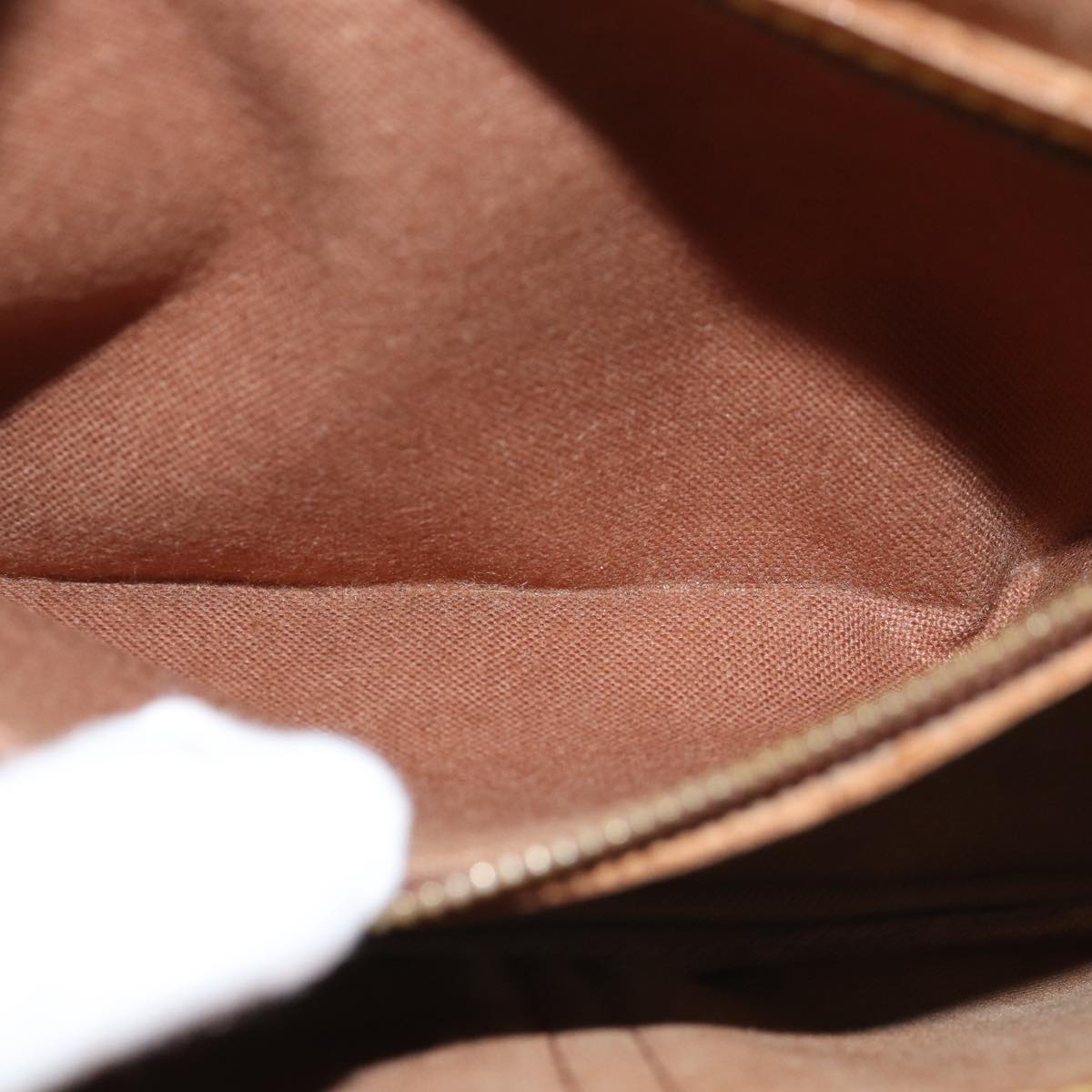 LOUIS VUITTON Monogram Gibeciere MM Shoulder Bag M42247 LV bs14301
