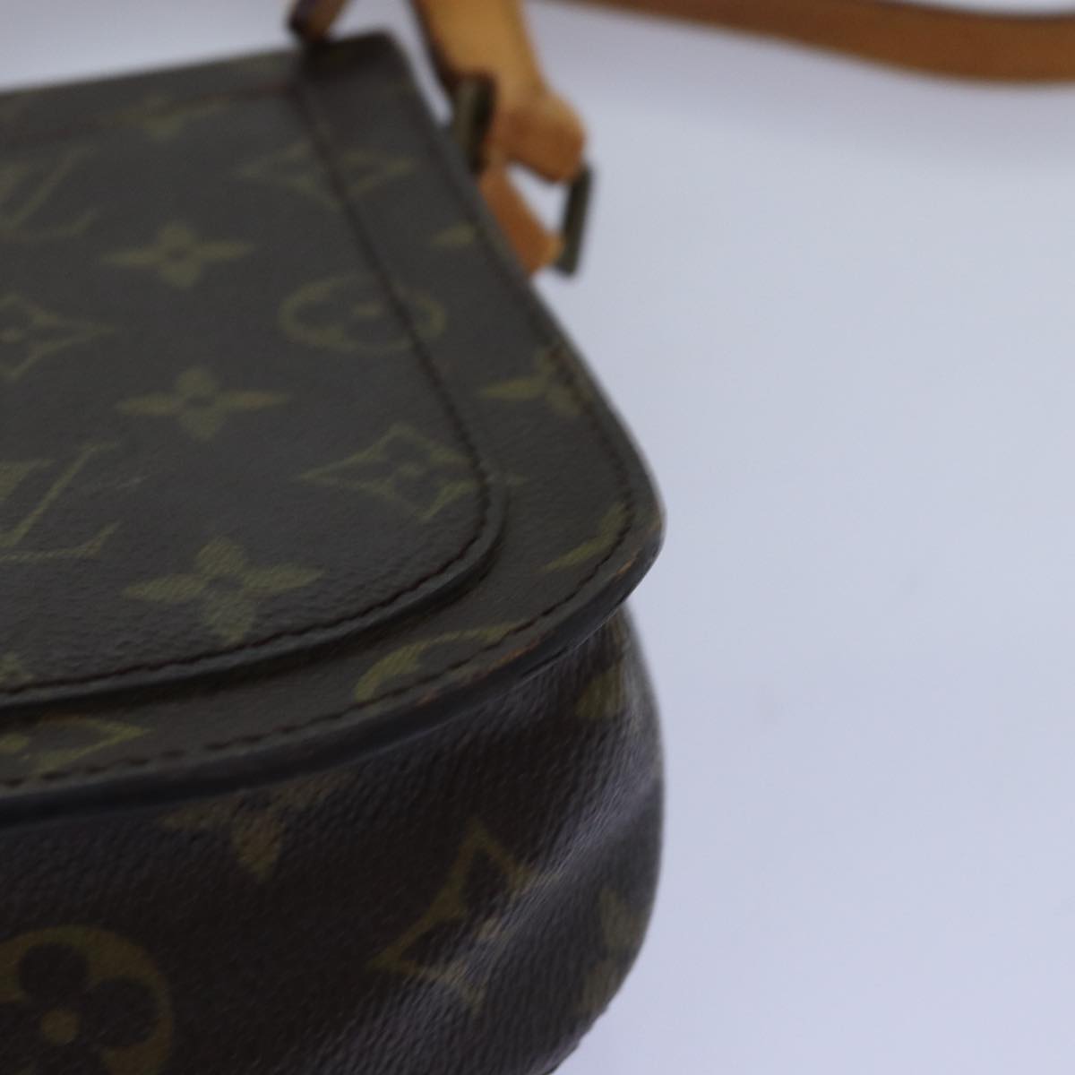 LOUIS VUITTON Monogram Saint Cloud MM Shoulder Bag M51243 LV bs14302