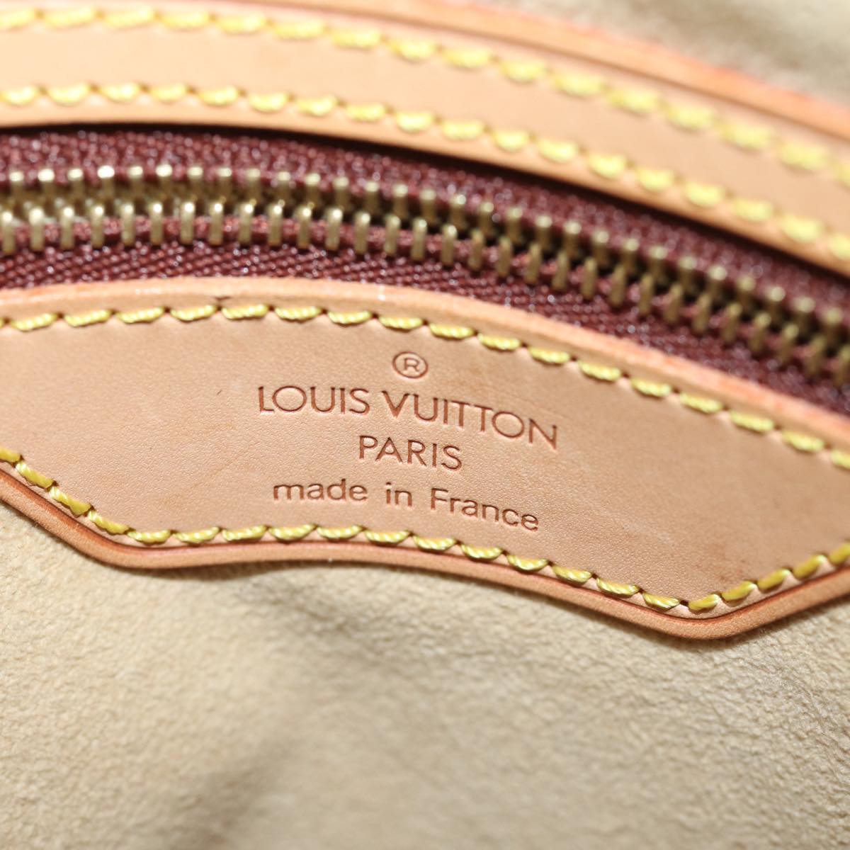 LOUIS VUITTON Nomad Leather Bucket PM Shoulder Bag Beige M85001 LV bs14310