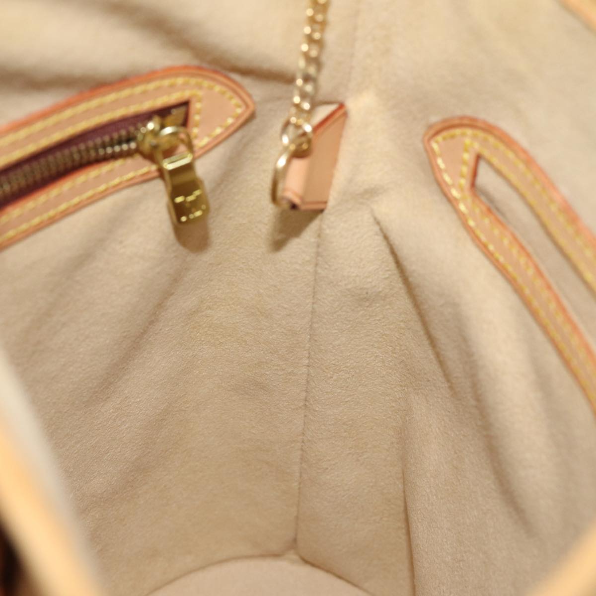 LOUIS VUITTON Nomad Leather Bucket PM Shoulder Bag Beige M85001 LV bs14310