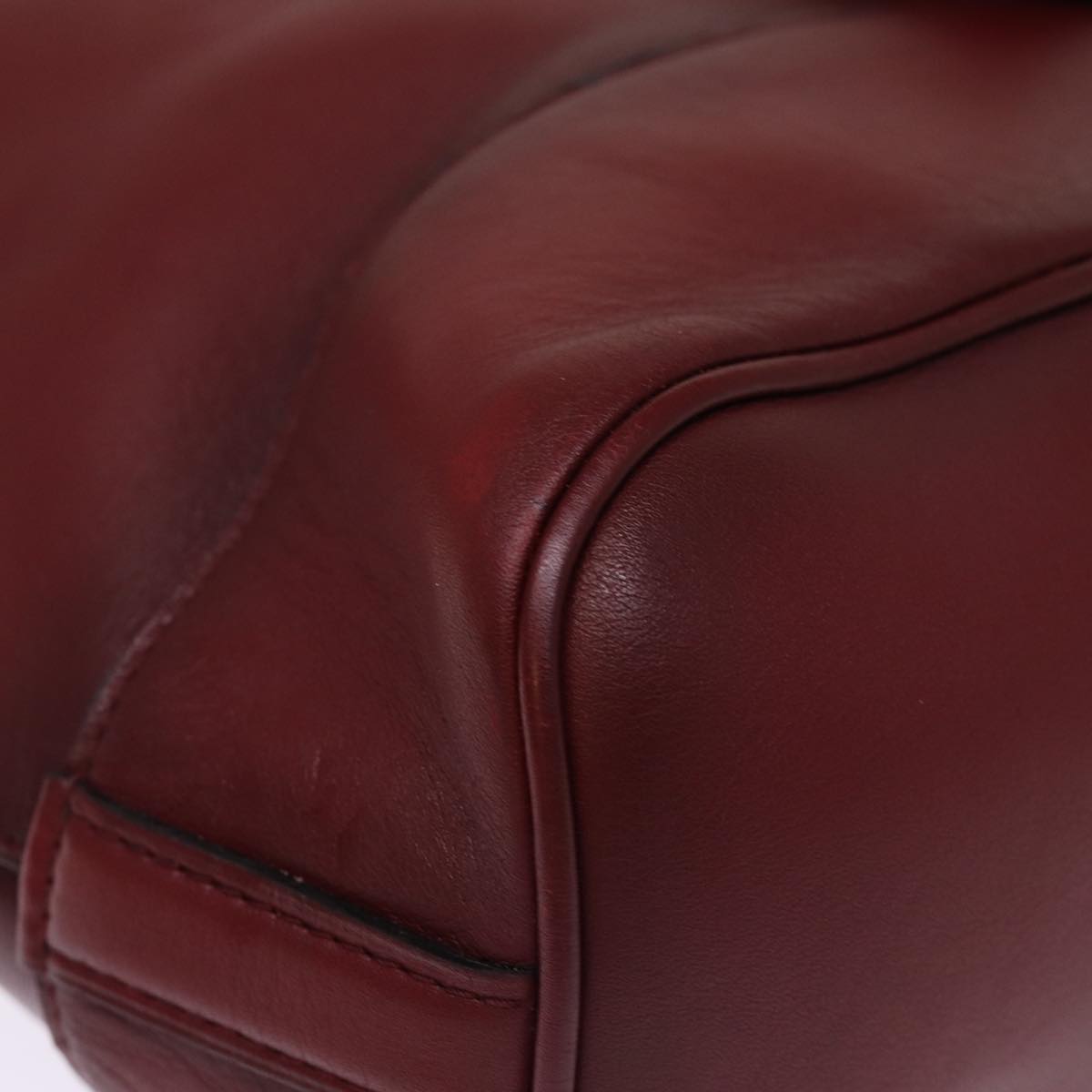LOUIS VUITTON NN14 GM Cuir Nuance Bag Leather Ruby M94540 LV bs14333