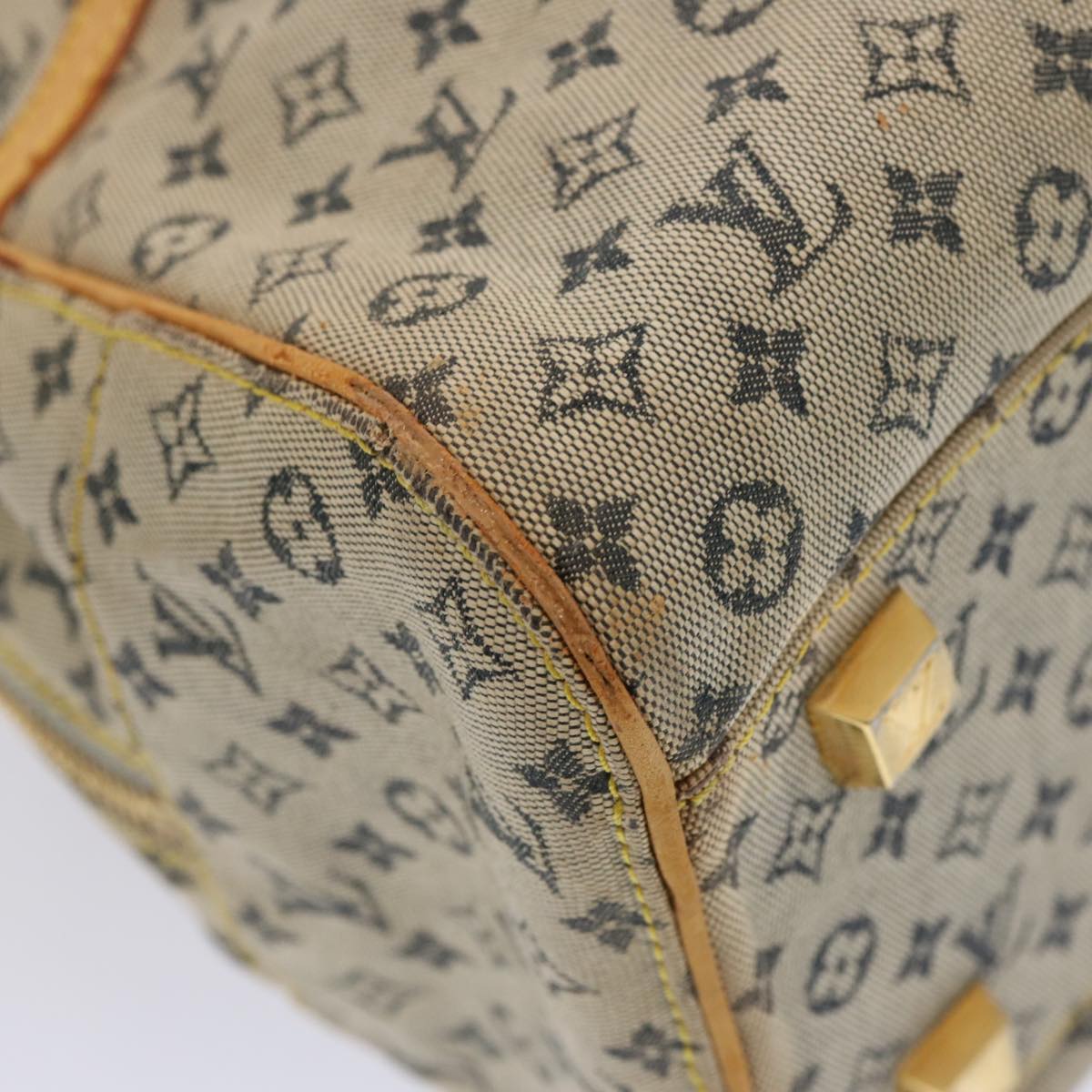 LOUIS VUITTON Monogram mini Marie Hand Bag Blue M92003 LV bs14360
