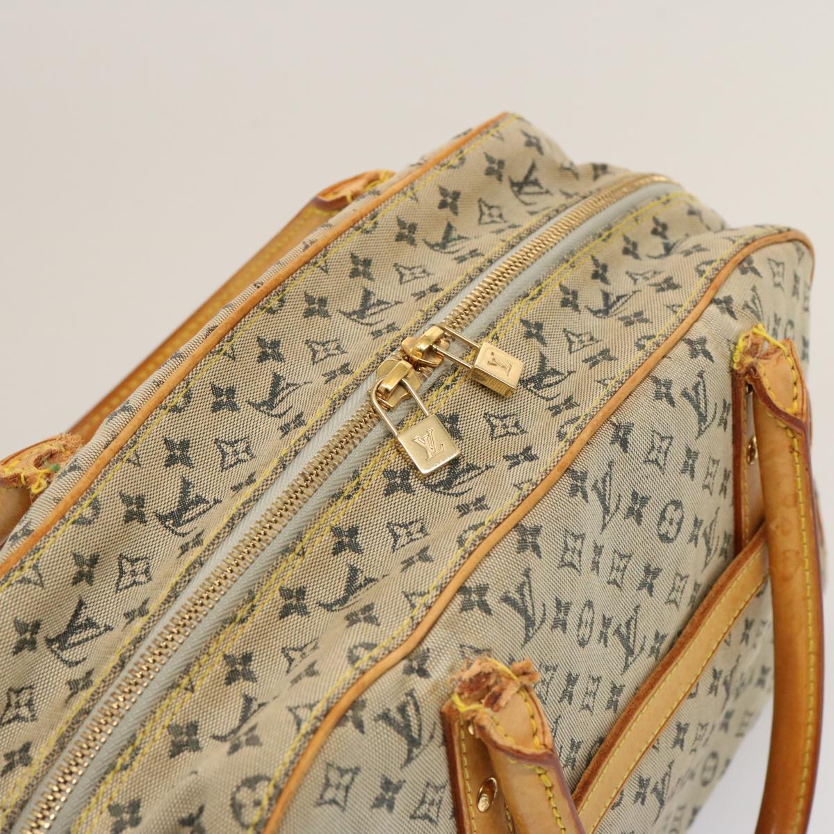 LOUIS VUITTON Monogram mini Marie Hand Bag Blue M92003 LV bs14360