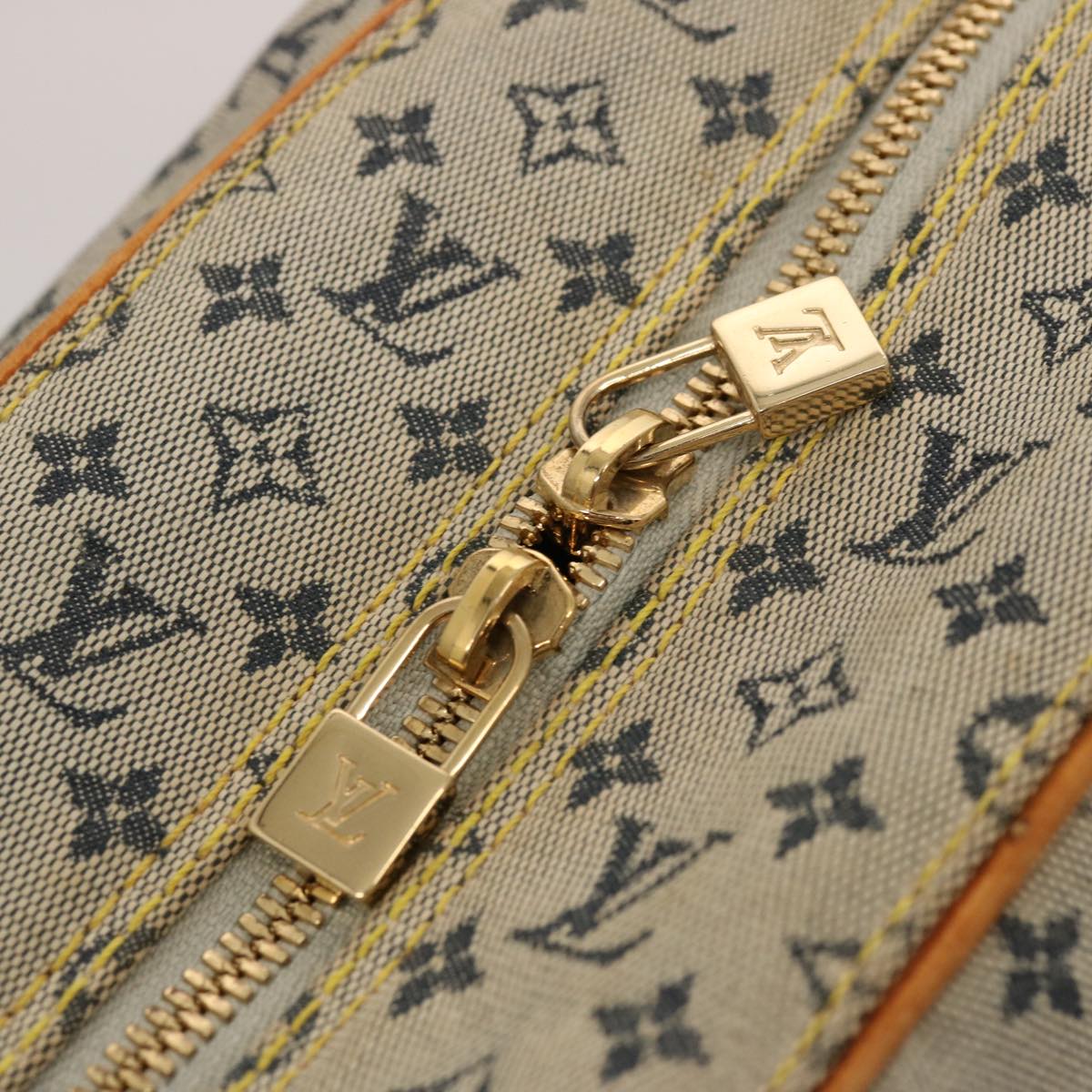 LOUIS VUITTON Monogram mini Marie Hand Bag Blue M92003 LV bs14361