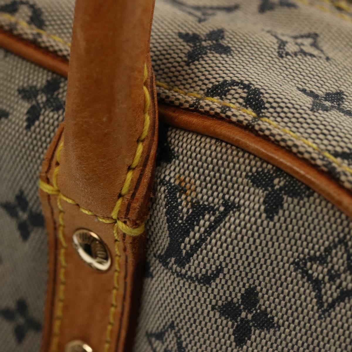 LOUIS VUITTON Monogram mini Marie Hand Bag Blue M92003 LV bs14361