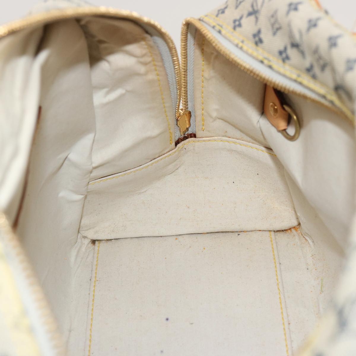 LOUIS VUITTON Monogram mini Marie Hand Bag Blue M92003 LV bs14361