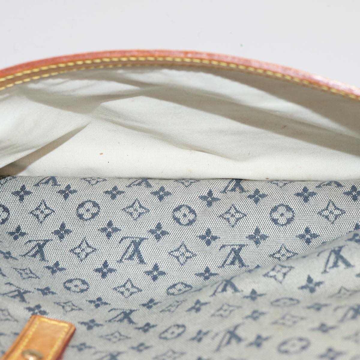 LOUIS VUITTON Monogram mini Marie Hand Bag Blue M92003 LV bs14361