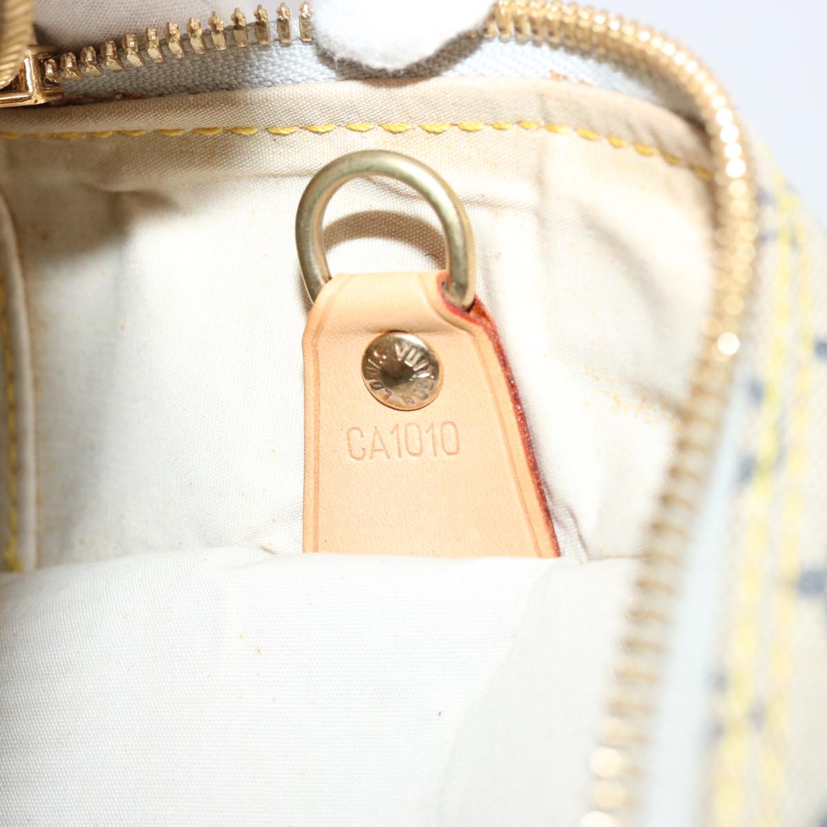 LOUIS VUITTON Monogram mini Marie Hand Bag Blue M92003 LV bs14361