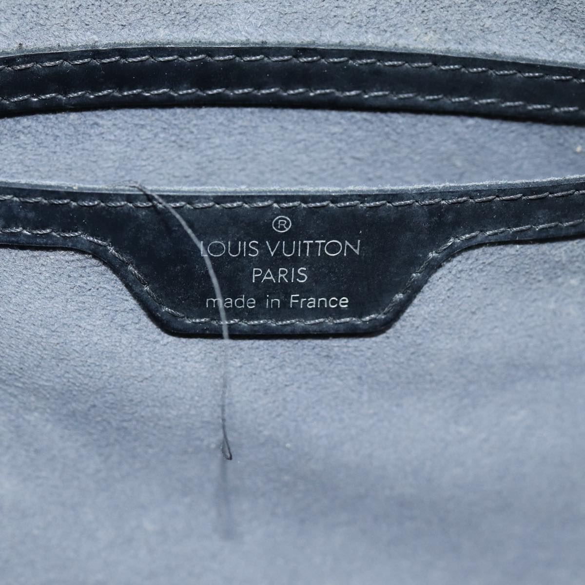 LOUIS VUITTON Epi Soufflot Hand Bag Black M52222 LV bs14363