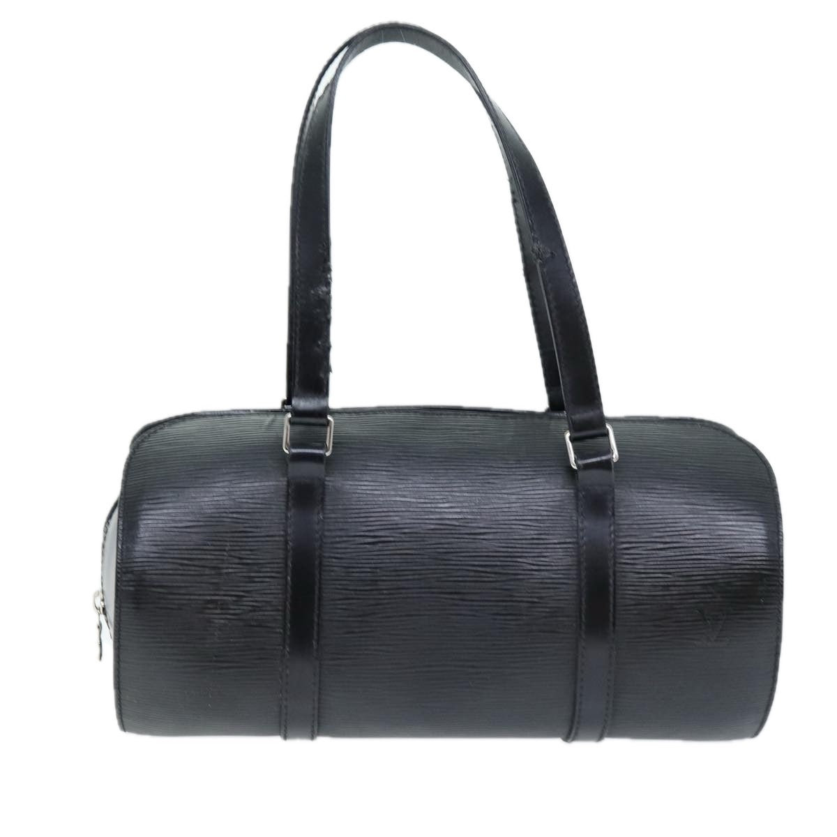 LOUIS VUITTON Epi Soufflot Hand Bag Black M52222 LV bs14363