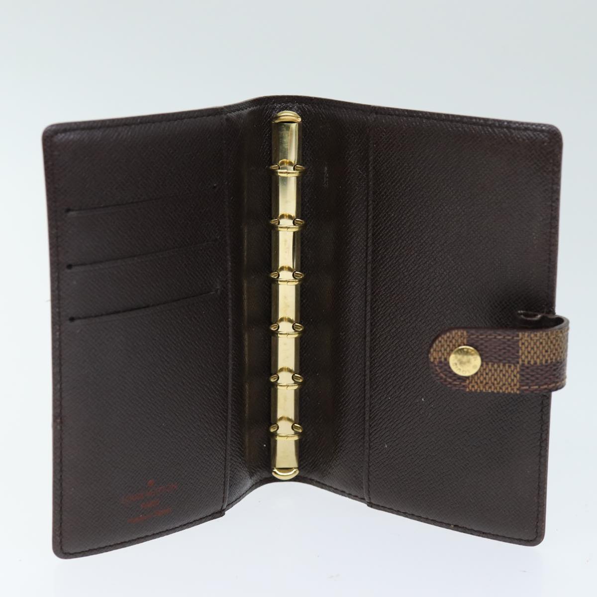 LOUIS VUITTON Damier Ebene Agenda PM Day Planner Cover R20700 LV bs14380