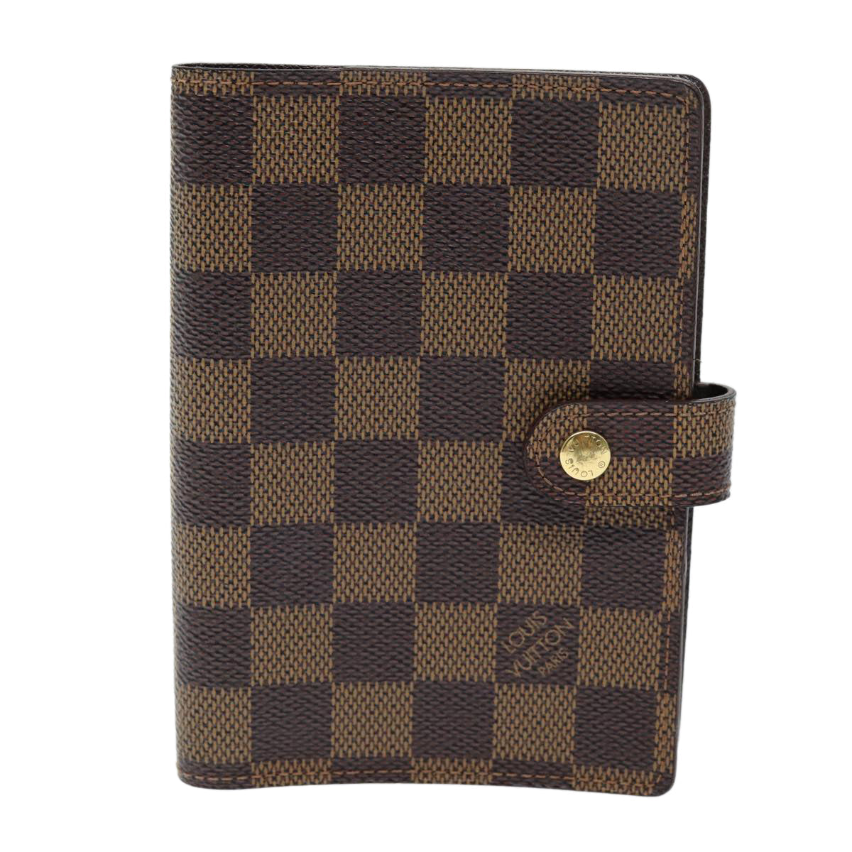 LOUIS VUITTON Damier Ebene Agenda PM Day Planner Cover R20700 LV bs14380