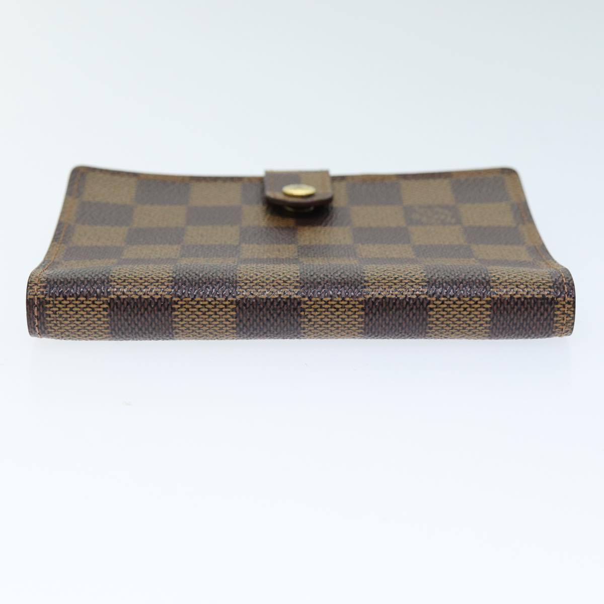 LOUIS VUITTON Damier Ebene Agenda PM Day Planner Cover R20700 LV bs14380