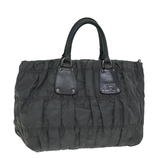 Luxury PradaHand Bag Nylon Gray bs14395