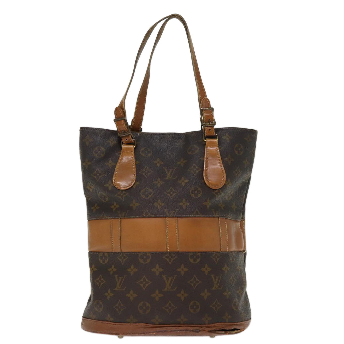 LOUIS VUITTON Monogram Bucket GM Shoulder Bag M42236 LV bs14410