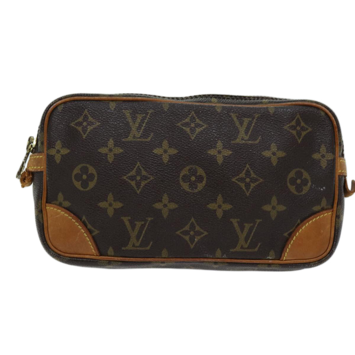 LOUIS VUITTON Monogram Marly Dragonne PM Clutch Bag M51827 LV bs14412