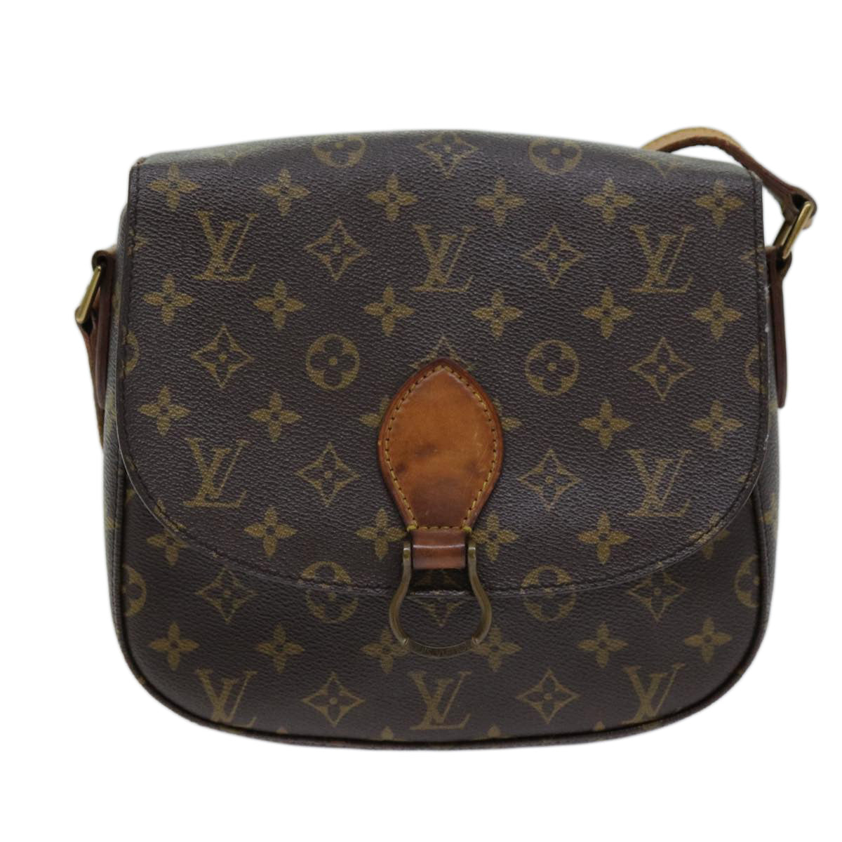 LOUIS VUITTON Monogram Saint Cloud GM Shoulder Bag M51242 LV bs14415