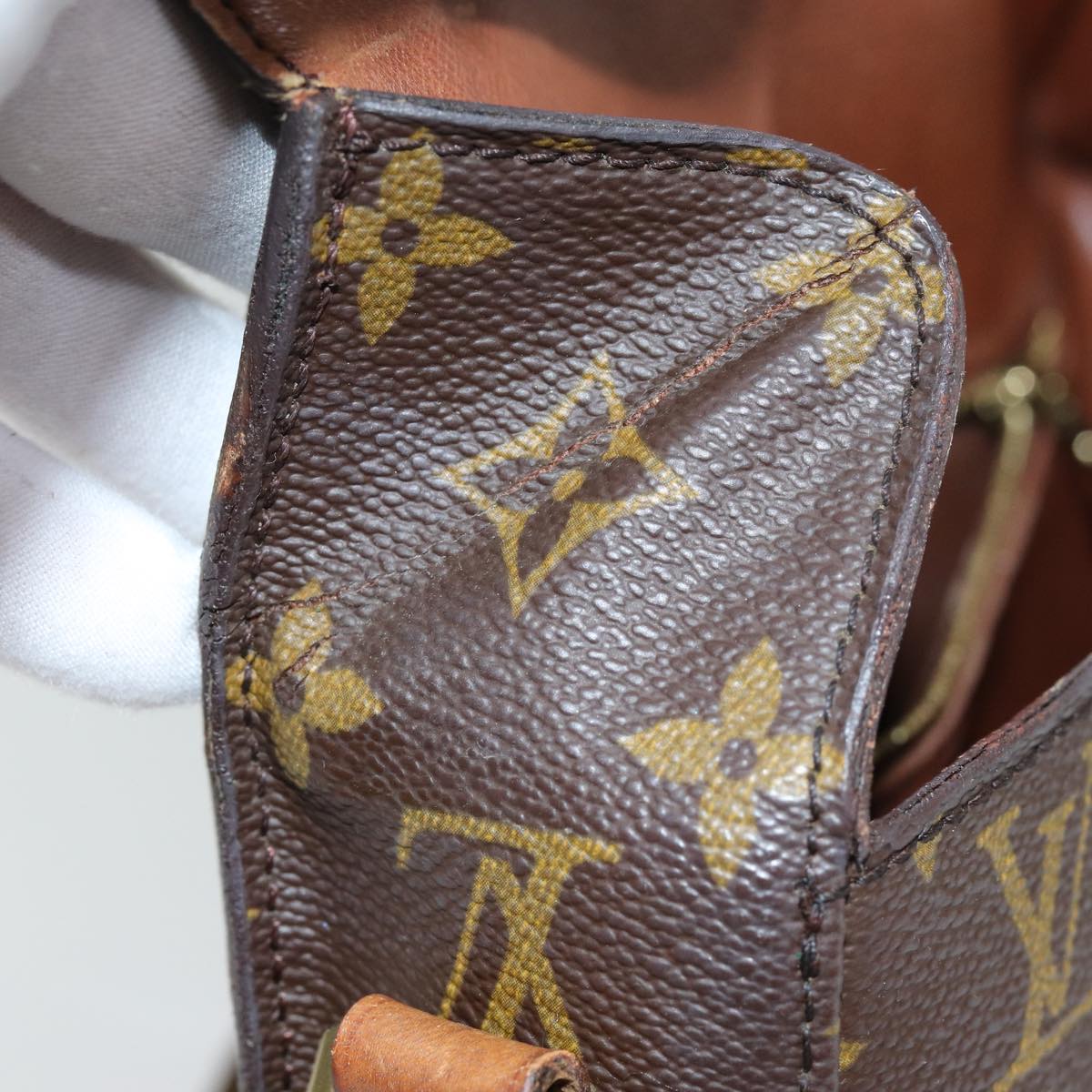 LOUIS VUITTON Monogram Saint Cloud GM Shoulder Bag M51242 LV bs14415