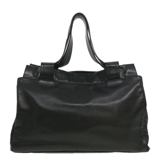 Luxury Chanel COCO Mark Tote Bag Lamb Skin Black CC  bs1448A