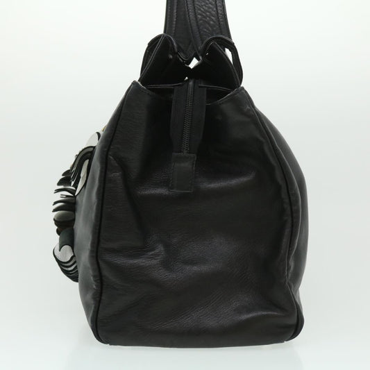 Luxury Chanel COCO Mark Tote Bag Lamb Skin Black CC  bs1448A