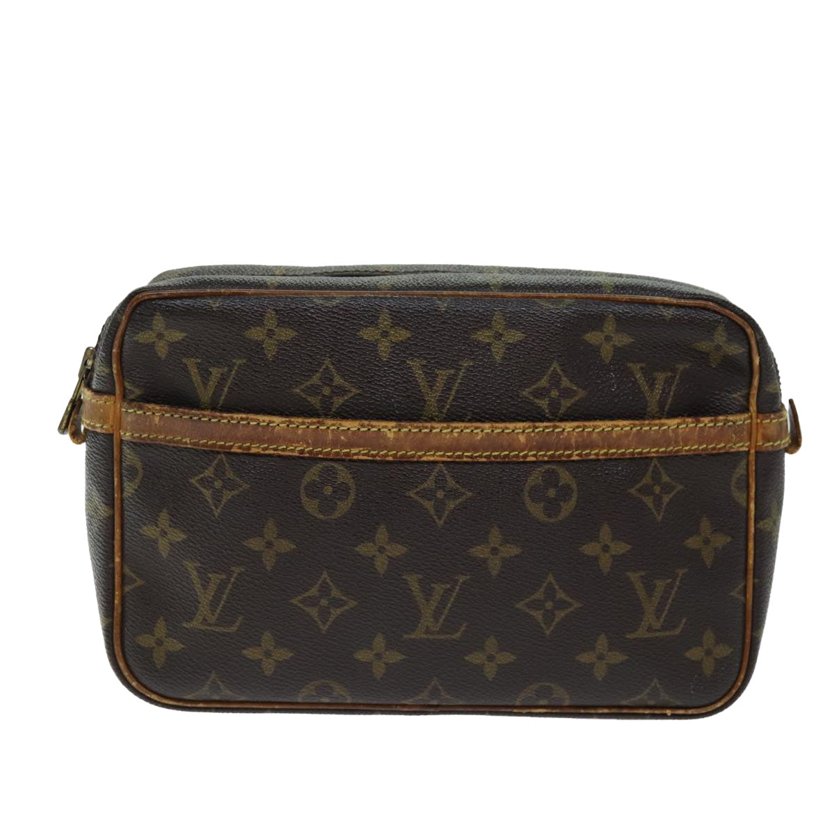 LOUIS VUITTON Monogram Compiegne 23 Clutch Bag M51847 LV bs14500