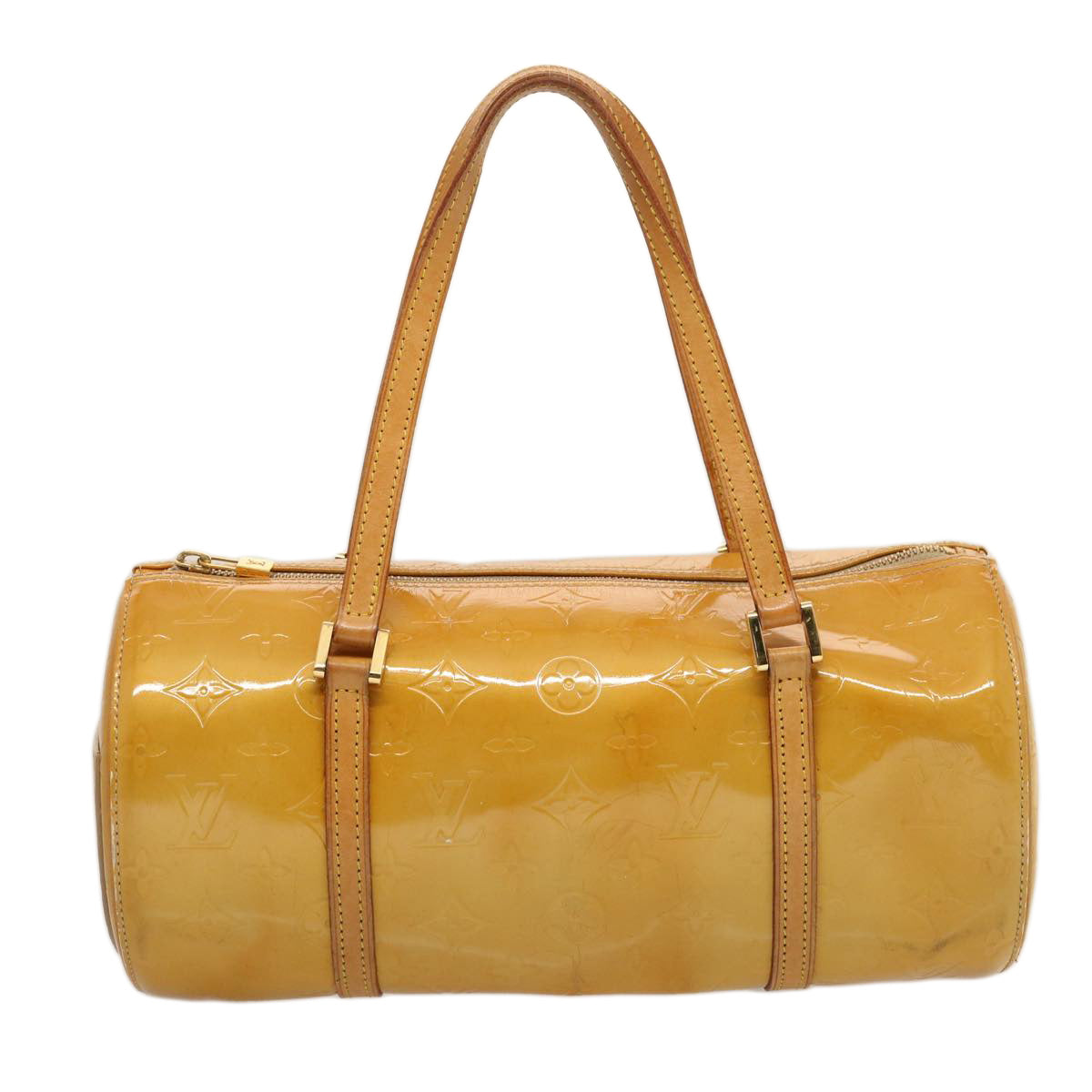 LOUIS VUITTON Monogram Vernis Bedford Hand Bag Beige M91006 LV bs14501