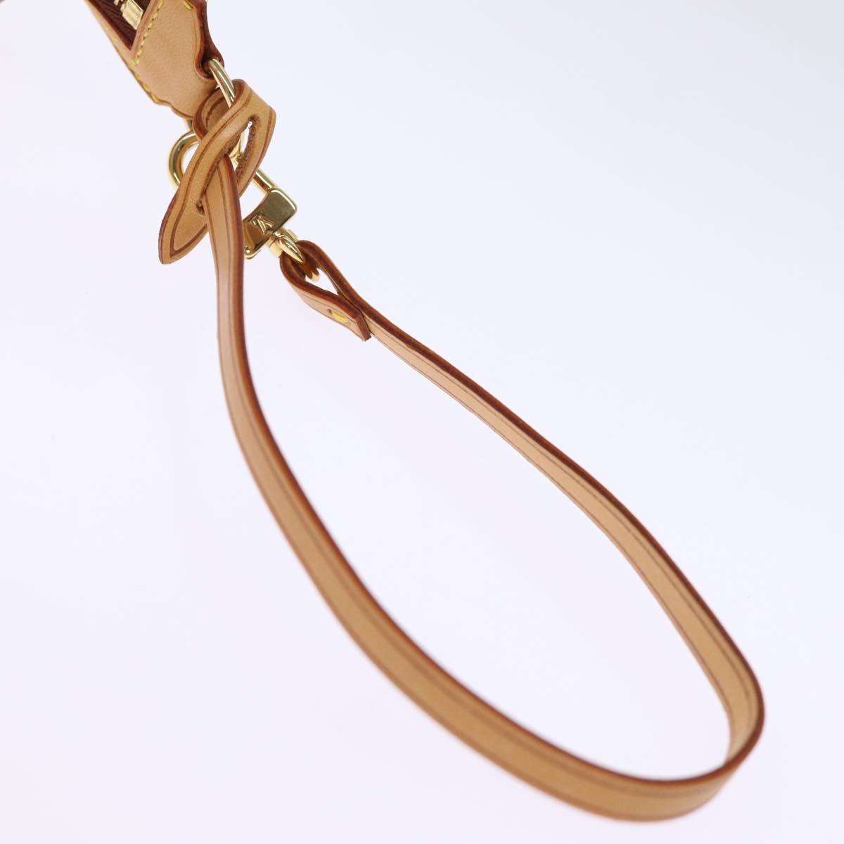 LOUIS VUITTON Nomad Accessory Pouch Leather Beige LV bs14530