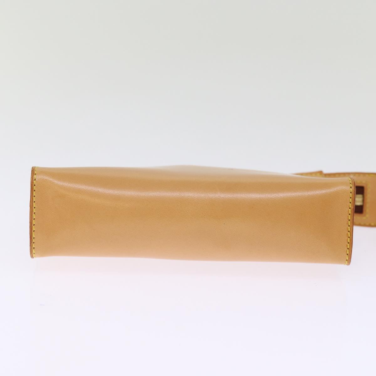 LOUIS VUITTON Nomad Accessory Pouch Leather Beige LV bs14530