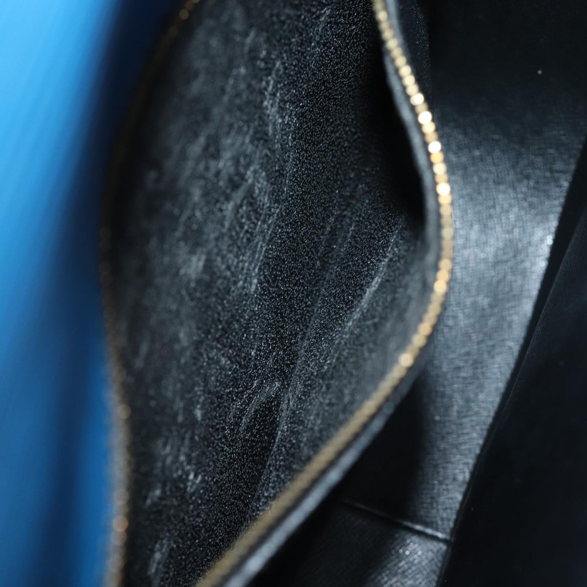 LOUIS VUITTON Epi Saint Cloud GM Shoulder Bag Toledo Blue M52195 LV bs14557