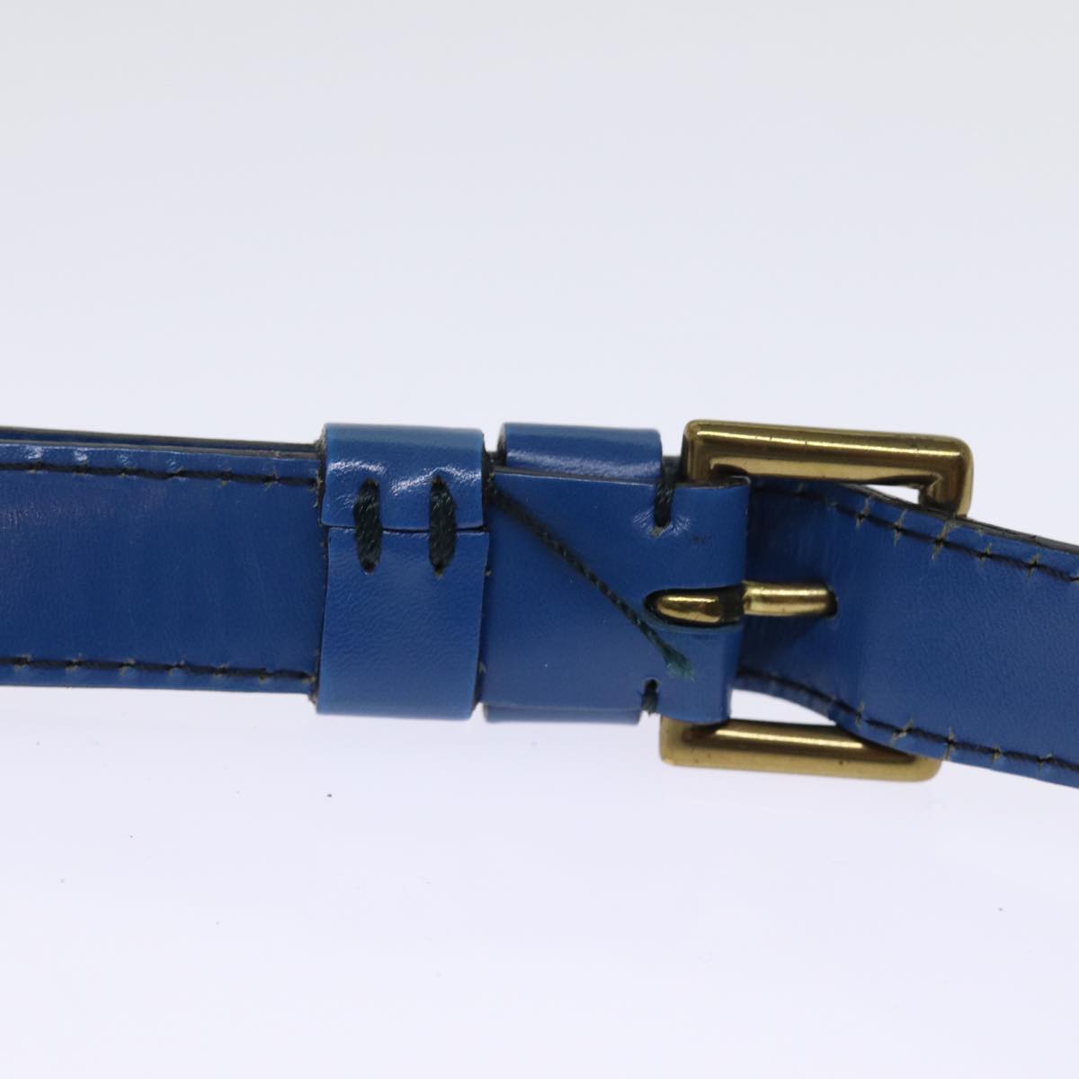 LOUIS VUITTON Epi Saint Cloud GM Shoulder Bag Toledo Blue M52195 LV bs14557