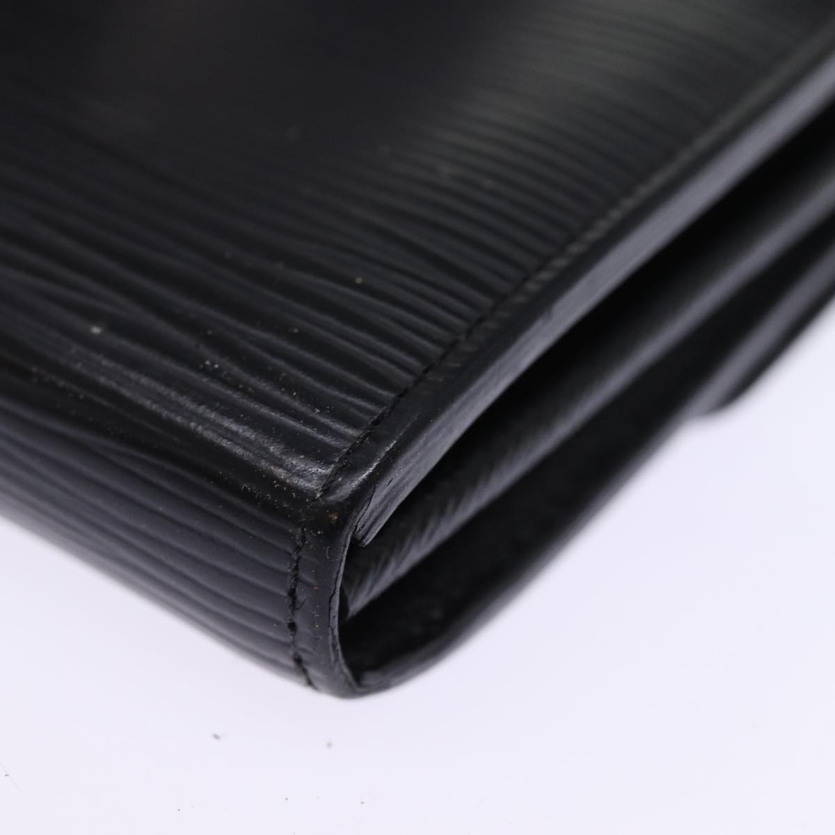 LOUIS VUITTON Epi Portefeuille Josephine Long Wallet Black LV bs14636