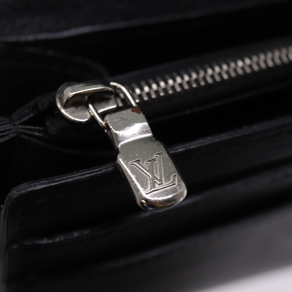 LOUIS VUITTON Epi Portefeuille Josephine Long Wallet Black LV bs14636