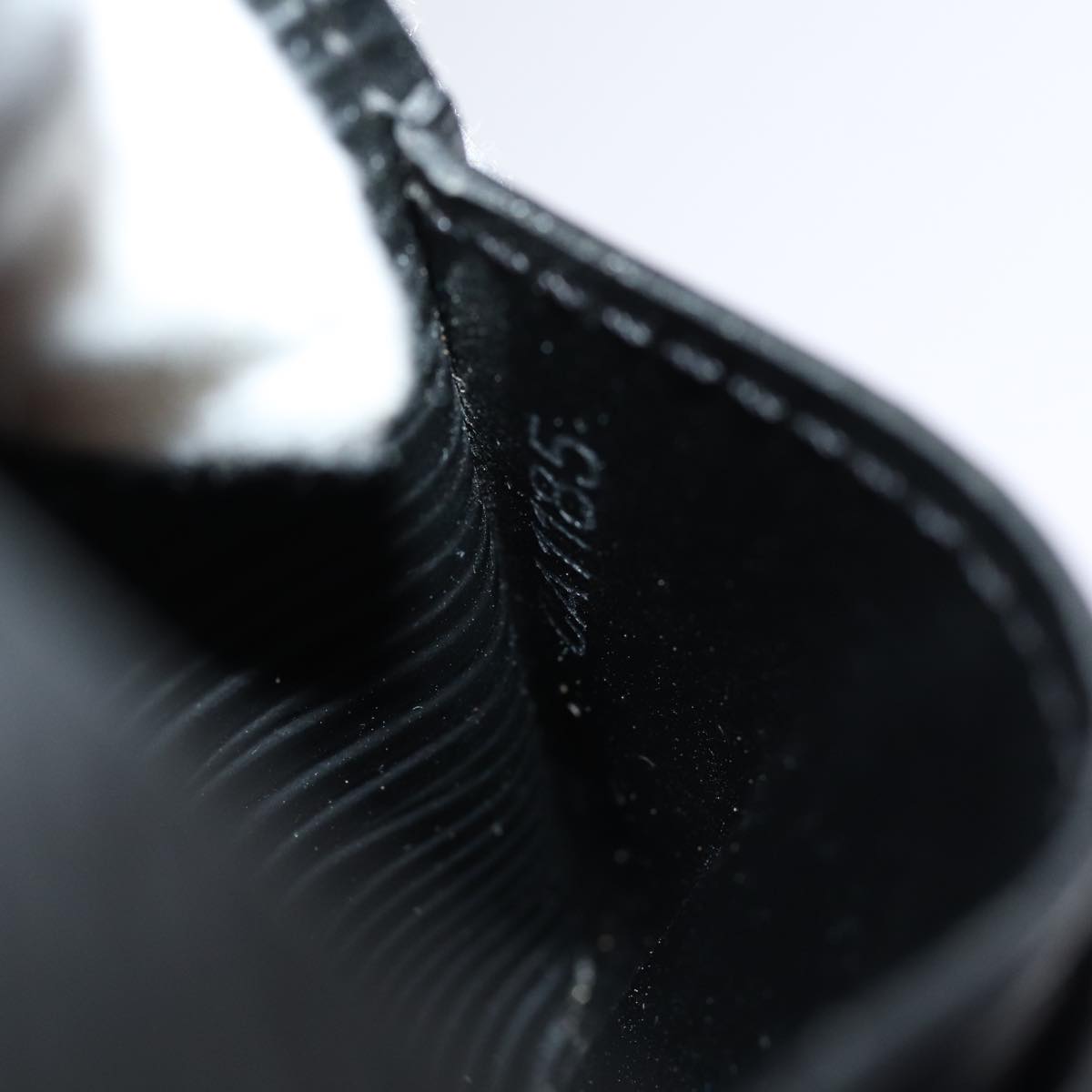 LOUIS VUITTON Epi Portefeuille Josephine Long Wallet Black LV bs14636